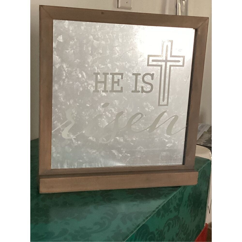 He Is Risen Sign